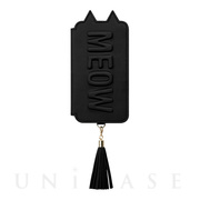 【アウトレット】【iPhoneXS/X ケース】Tassel Tail Cat for iPhoneXS/X (Black)