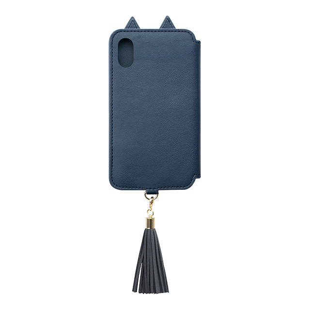 【アウトレット】【iPhoneXS/X ケース】Tassel Tail Cat for iPhoneXS/X (Navy)goods_nameサブ画像