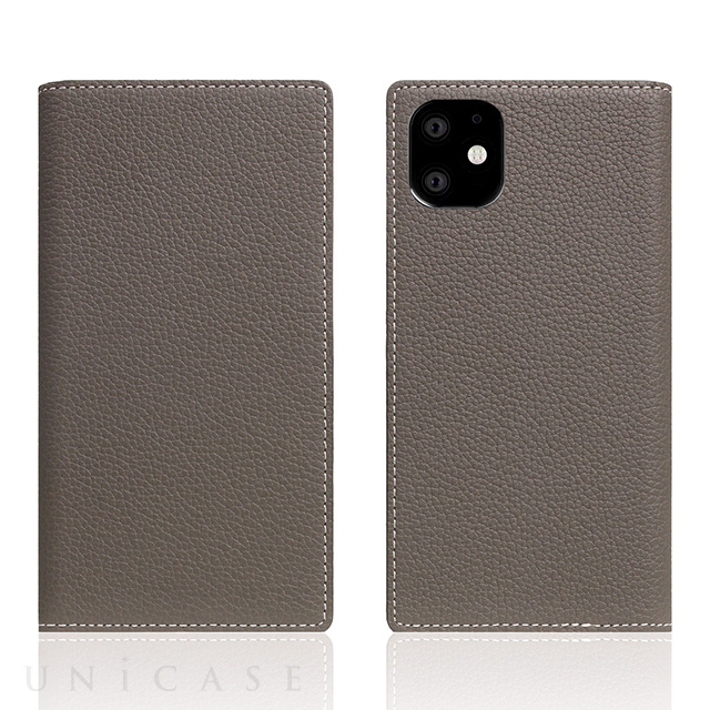 【iPhone11 ケース】Full Grain Leather Case (Etoffe Cream)