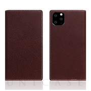 【iPhone11 Pro Max ケース】Minerva Box Leather Case (ブラウン)