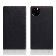 【iPhone11 Pro Max ケース】Minerva Box Leather Case (ブラック)