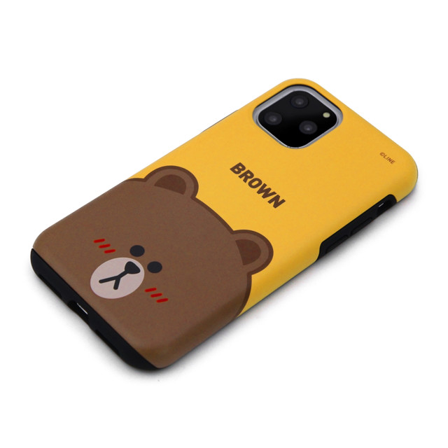 【iPhone11 Pro Max ケース】DUAL GUARD FACE (BROWN)サブ画像