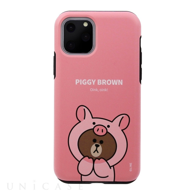 【iPhone11 Pro ケース】DUAL GUARD JUNGLE BROWN (PIGGY BROWN)