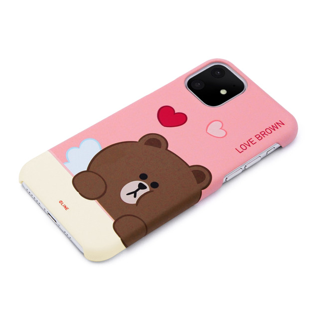 【iPhone11 ケース】SLIM FIT CUPID LOVE (ブラウン)サブ画像