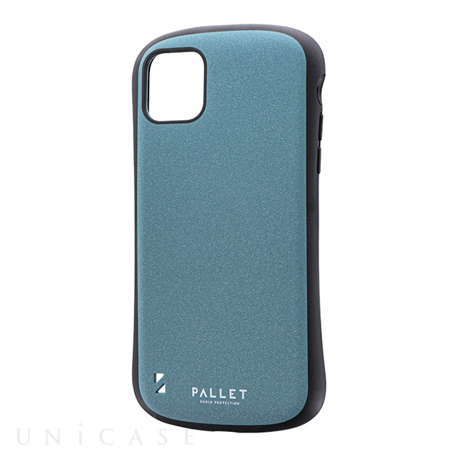【iPhone11 Pro Max ケース】超軽量・極薄・耐衝撃ハイブリッドケース「PALLET STEEL」 ライトブルー