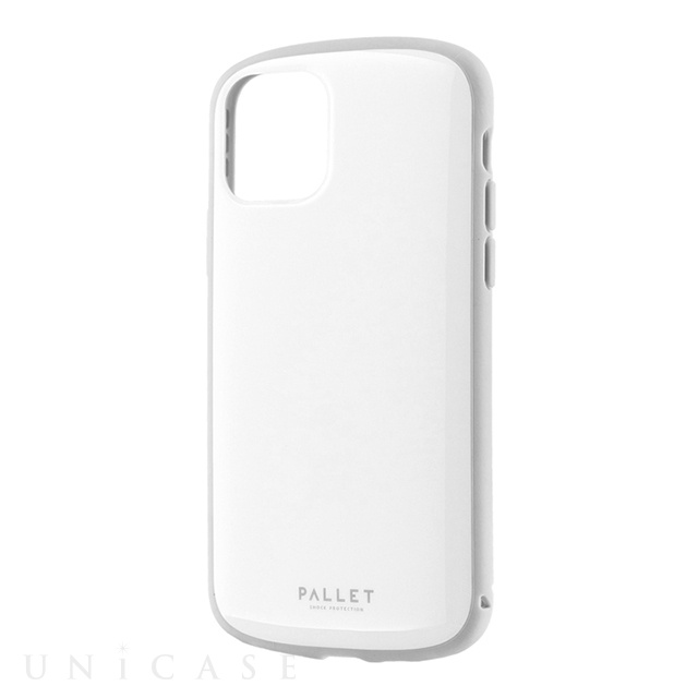 【iPhone11 Pro ケース】超軽量・極薄・耐衝撃ハイブリッドケース「PALLET AIR」 ホワイトグレー