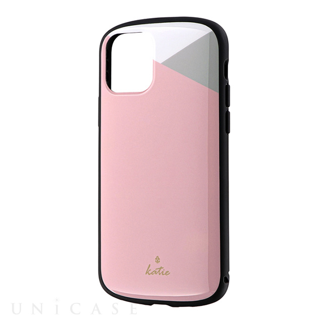 【iPhone11 Pro ケース】超軽量・極薄・耐衝撃ハイブリッドケース「PALLET Katie」 パステルピンク