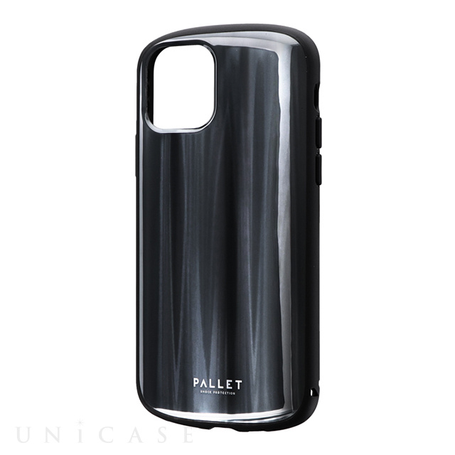 【iPhone11 Pro ケース】超軽量・極薄・耐衝撃ハイブリッドケース「PALLET METAL」 ブラック