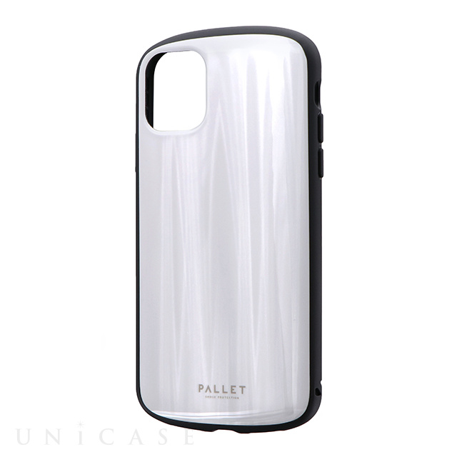【iPhone11 ケース】超軽量・極薄・耐衝撃ハイブリッドケース「PALLET METAL」 ホワイト