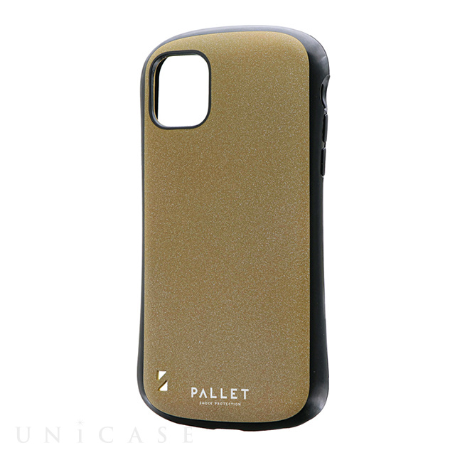 【iPhone11 ケース】超軽量・極薄・耐衝撃ハイブリッドケース「PALLET STEEL」 イエローベージュ