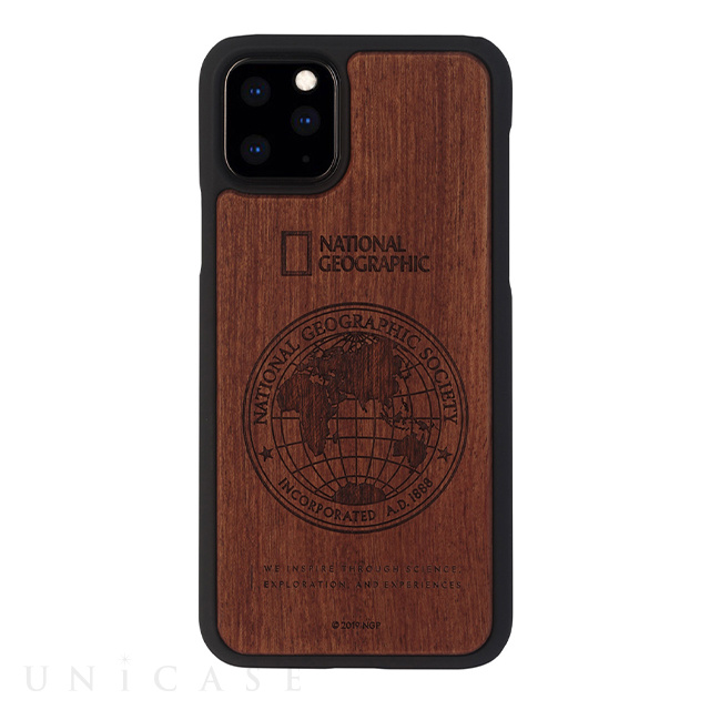 【iPhone11 Pro Max ケース】Global Seal Nature Wood (ローズウッド)