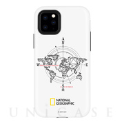 【iPhone11 Pro Max ケース】Compass Case Double Protective (ホワイト)