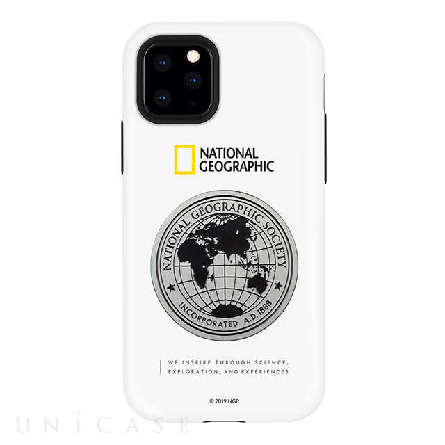 【iPhone11 Pro ケース】Global Seal Metal-Deco Case (ホワイト)