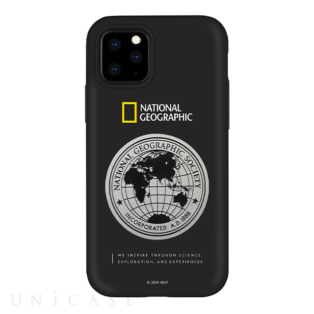 【iPhone11 Pro Max ケース】Global Seal Metal-Deco Case (ブラック)
