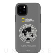 【iPhone11 Pro Max ケース】Global Seal Metal-Deco Case (グレー)