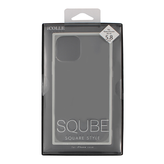 【iPhone11 Pro ケース】SQUBE クリスタルケース (グレー)サブ画像