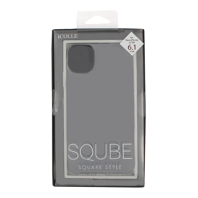 【iPhone11 ケース】SQUBE クリスタルケース (グレー)サブ画像