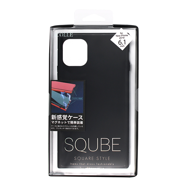 【iPhone11 ケース】SQUBE プレミアムケース (ブラック)サブ画像