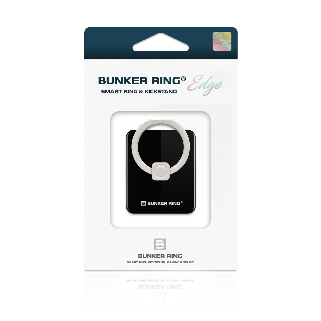 Bunker Ring Edge Jet Black Bunker Ring Iphoneケースは Unicase