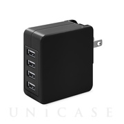 USB電源アダプタ 5.4A (USB-A×4) ブラック