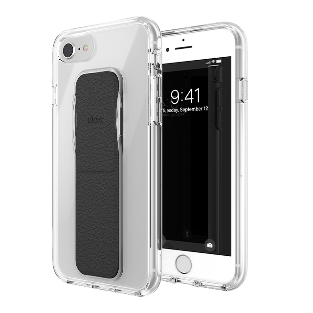 【iPhoneSE(第3/2世代)/8/7/6s/6 ケース】CLEAR GRIPCASE FOUNDATION (CLEAR/BLACK)goods_nameサブ画像