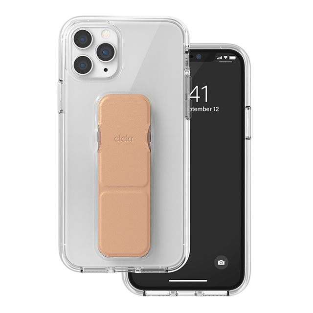 【iPhone11/XR ケース】CLEAR GRIPCASE FOUNDATION (CLEAR/ROSE GOLD)サブ画像