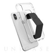 【iPhoneXS/X ケース】CLEAR GRIPCASE FOUNDATION (CLEAR/BLACK)