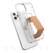 【iPhone11/XR ケース】CLEAR GRIPCASE FOUNDATION (CLEAR/ROSE GOLD)