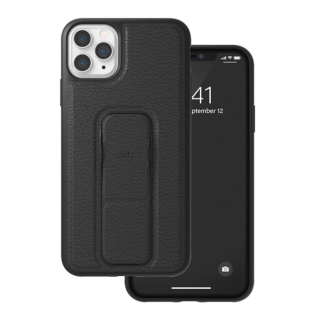 【iPhone11 Pro Max ケース】CLEAR GRIPCASE FOUNDATION (BLACK)サブ画像