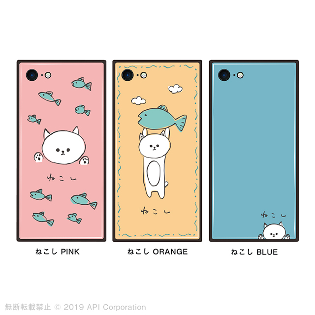 【iPhoneSE(第3/2世代)/8/7 ケース】TILE ねこし (PINK)サブ画像