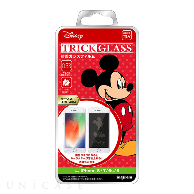 Iphonese 第2世代 8 7 6s 6 フィルム ディズニーキャラクター トリックガラスフィルム 10h ミッキーマウス イングレム Iphoneケースは Unicase