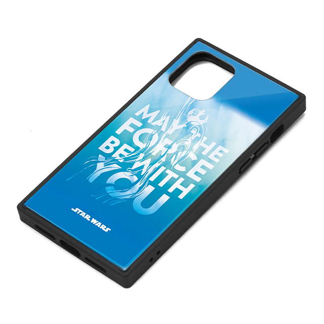 【iPhone11 Pro ケース】ガラスハイブリッドケース (ブルー)サブ画像