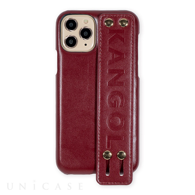 【iPhone11 Pro ケース】KANGOL HANDLE (RED)