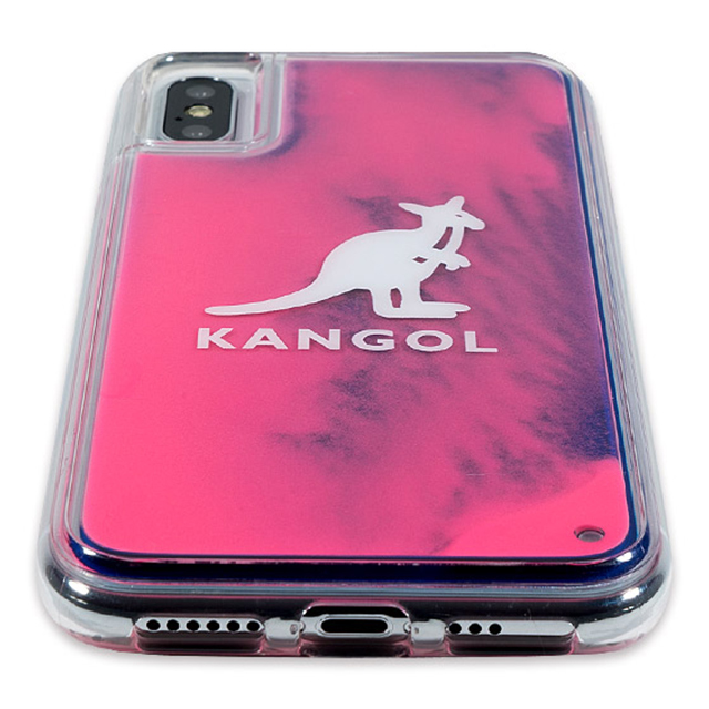 【iPhoneXS/X ケース】KANGOL NEON SAND LOGO (PNK)サブ画像