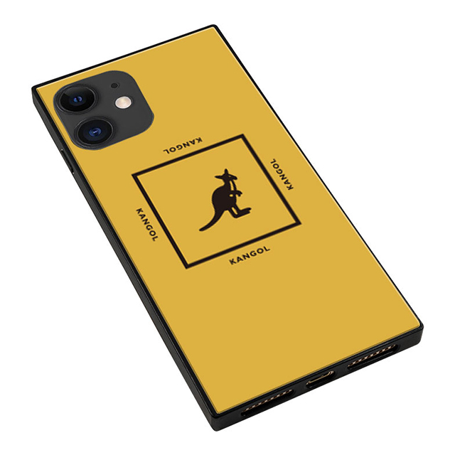 【iPhone11/XR ケース】KANGOL スクエア型 ガラスケース [KANGOL SQUARE(YLW)]goods_nameサブ画像