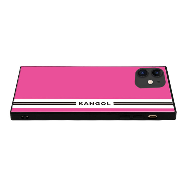 【iPhone11/XR ケース】KANGOL スクエア型 ガラスケース [KANGOL LINE(PNK)]goods_nameサブ画像