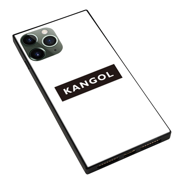 【iPhone11 Pro ケース】KANGOL スクエア型 ガラスケース [KANGOL BOX(WHT)]サブ画像