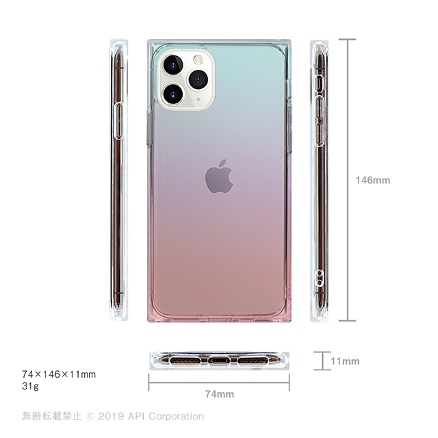 【iPhone11 Pro ケース】TILE SOFT グラデーション (BLUE)goods_nameサブ画像