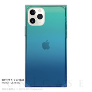 【iPhone11 Pro ケース】TILE SOFT グラデーション (BLUE)