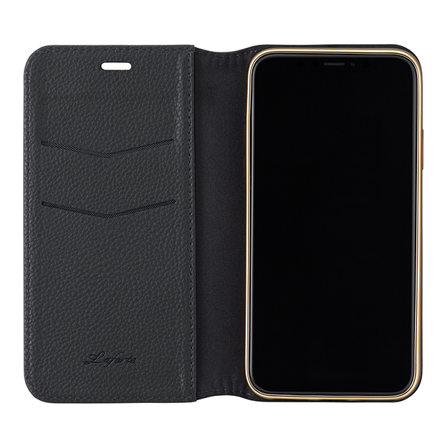 【iPhoneXS/X ケース】“Shrink” PU Leather Book Case (Greige)サブ画像