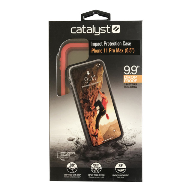 【iPhone11 Pro Max ケース】Catalyst 衝撃吸収ケース (ブラックレッド)サブ画像