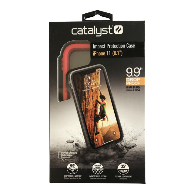 【iPhone11 ケース】Catalyst 衝撃吸収ケース (ブラックレッド)サブ画像