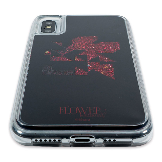 【iPhoneXS/X ケース】FLOWER by RADIO EVANGELION Glitter Case (NERV)goods_nameサブ画像