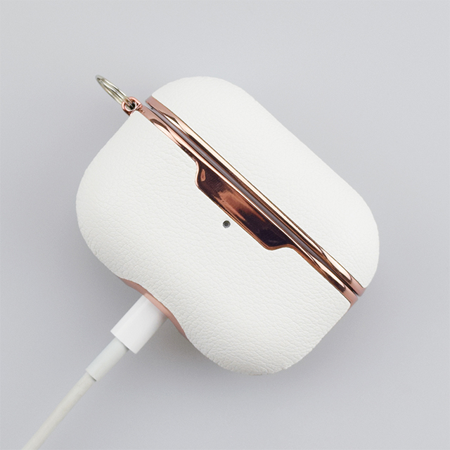 【AirPods Pro(第1世代) ケース】AirPods Pro Texture Case（emboss-white）サブ画像