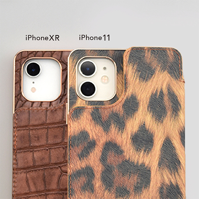 【iPhone11/XR ケース】Cross Body Case Animal Series for iPhone11（leopard）サブ画像