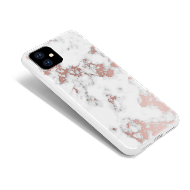【iPhone11 ケース】WHITE MARBLE (ROSE GOLD WHITE MARBLE)サブ画像