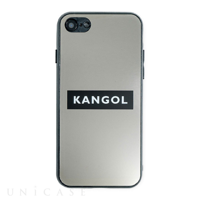 【iPhone8/7 ケース】KANGOL MIRROR BOX LOGO (BLK)