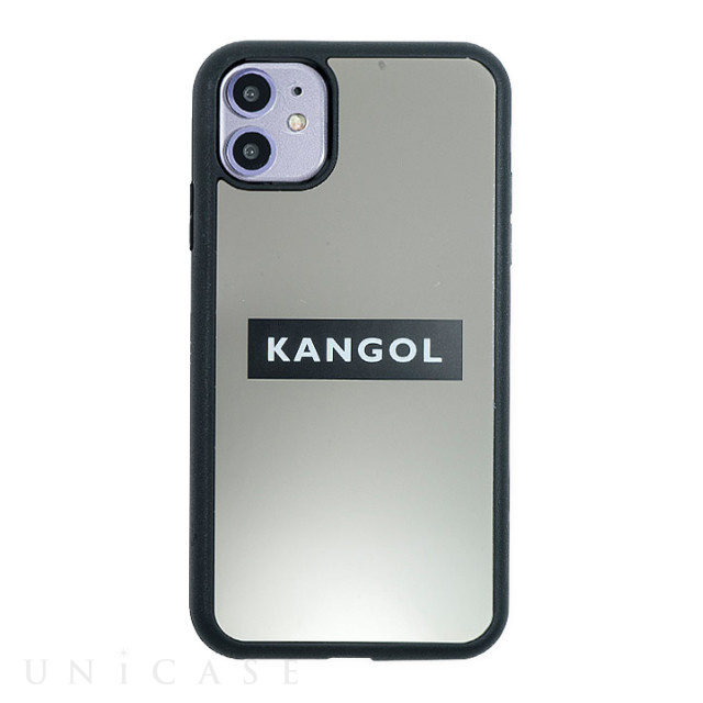 【iPhone11/XR ケース】KANGOL MIRROR BOX LOGO (BLK)