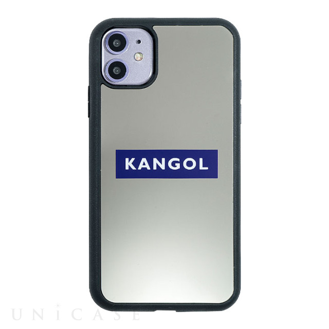 【iPhone11/XR ケース】KANGOL MIRROR BOX LOGO (NVY)