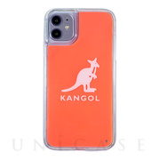【iPhone11/XR ケース】KANGOL NEON SAND LOGO (ORG)